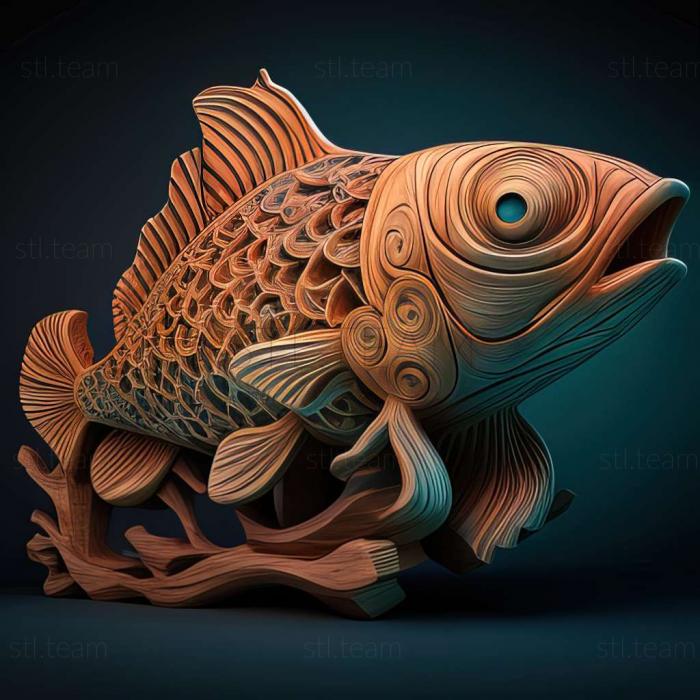 3D модель Риба Калліхт (STL)